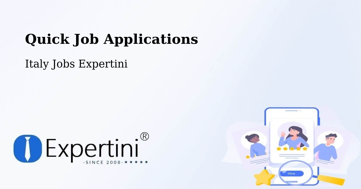 Quick Job Applications - Italy Jobs Expertini